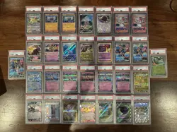 Pokemon Graded Card Lot (30 PSA slabs) + 13 GradedGuard Slab Protectors - Image 1