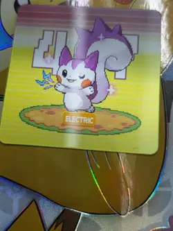 Pokemon 3d Lenticular Card Pachirisu - Image 1