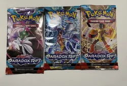 Pokemon TCG Scarlet & Violet Paradox Rift Lot Of 5 Packs 10 Cards Each Pack - Image 4
