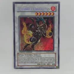 YuGiOh Flamvell Uruquizas HA01-EN024 Secret Rare Limited Edition Card - Image 1
