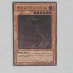YuGiOh Majestic Mech - Ohka (UTR) EOJ-EN015 Enemy of Justice Ultimate Rare Card - Image 1