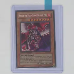 YuGiOh Horus The Black Flame Dragon LV8 EEN-ENSE1 Secret Rare Limited Editi Card - Image 2