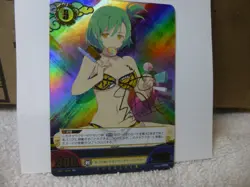 Senran Kagura Unlimited VS Hikage SIGNED Foil Trading Card Japan Anime C018SR - Image 3