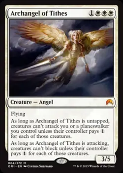 Archangel of Tithes - Light Play MTG Magic Origins - Image 1