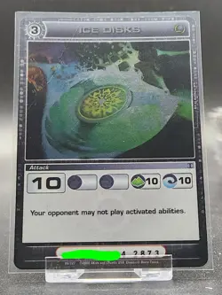 Chaotic Card : Ice Disks Beyond The Doors First Edition Rare Attack Dmg - Image 1