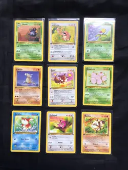 Pokemon Cards: 1st Edition Jungle 18 Card Non-Holo Lot - Image 1