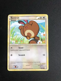80/123 | Sentret | HeartGold SoulSilver | Pokemon Card | Excellent - Image 1