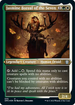 Etched FOIL JASMINE BOREAL OF THE SEVEN mtg NM-M Commander Dominaria United Unc - Image 1