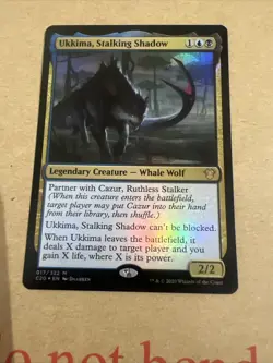 UKKIMA, STALKING SHADOW-COMMANDER 2020 ( FOIL)- MTG- MAGIC THE GATHERING - Image 1