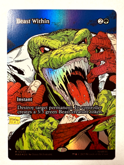 MTG, Beast Within (#0033), Marvel's Spider-Man, Foil, NM Full Art - Mythic - Image 1