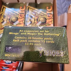 MTG Magic the Gathering Visions (Mirage) Expansion Set SEALED 36 Booster English - Image 4