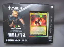 MAGIC THE GATHERING FINAL FANTASY VII LIMIT BREAK COMMANDER DECK BY WIZARDS - Image 1