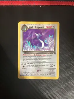 Dark Dragonair Team Rocket 33/82 LP WOTC Vintage Pokemon Card - Image 1