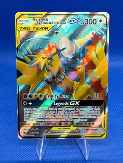 Moltres & Zapdos & Articuno GX 66/68 Hidden Fates Pokemon Card TCG NM - Image 1