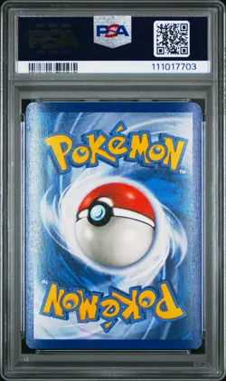 2005 POKEMON EX DEOXYS #66 NATU-REVERSE FOIL PSA 8 - Image 2