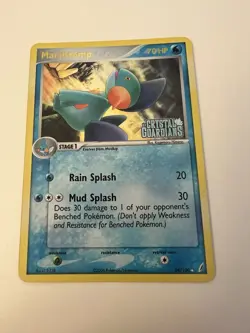 Pokemon TCG Marshtomp EX Crystal Guardians Stamped 24/100 Near Mint Condition - Image 1