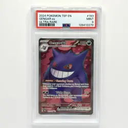 Gengar 193/162 Temporal Forces Full Art Ultra Rare Pokemon TCG PSA 9 Mint - Image 1