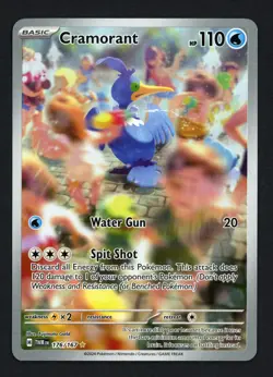 Cramorant 176/167 Twilight Masquerade Illustration Rare Pokemon TCG - Image 1