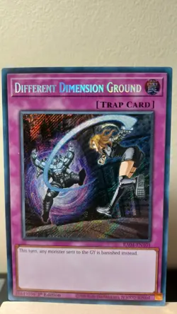 Different Dimension Ground 1st Edition [NM] - Yu-Gi-Oh! RA04 [Secret Rare] - Image 1