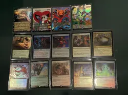 Lot of 14 Spiderman x MTG Cards - Image 1