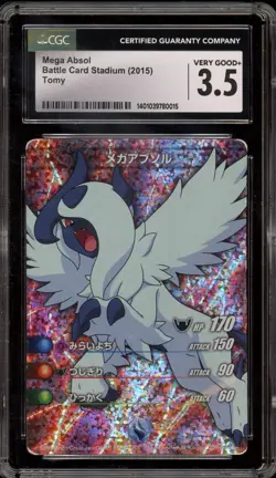 Pokemon Mega Absol Tomy Battle Card Stadium CGC 3.5 - Image 1