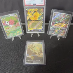 Pokemon TCG 12 Card Mixed Lot Pikachu PSA 9 Omanyte Shaymin Brute Bonnet - Image 1