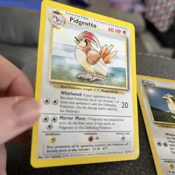 Pidgeotto 22/102 (NM) Pidgey 57/102 (LP) Base Set Pokemon Cards - Image 5