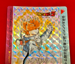 Dragon Ball Z PP Card Part 15 #635 Trunks Power 100000 Amada Japan Vintage Rare - Image 3