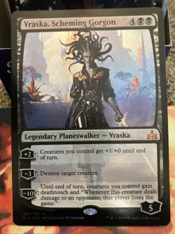 Vraska, Scheming Gorgon FOIL Rivals of Ixalan NM Mythic Rare CARD ABUGames - Image 1