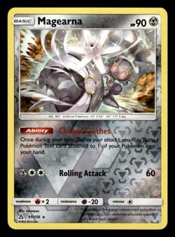 Magearna 91/156 Reverse Holo S&M Ultra Prism Pokemon Card - Image 1