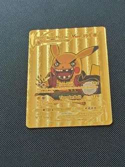 MARSHALL D ONE PIECE PIKACHU POKEMON COSPLAY CARTE CARD NEW HOLO PRISM ANIME - Image 3
