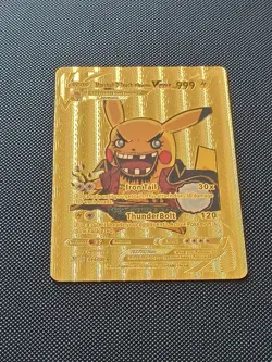 MARSHALL D ONE PIECE PIKACHU POKEMON COSPLAY CARTE CARD NEW HOLO PRISM ANIME - Image 5