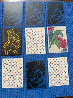 EX POKEMON TCG CARDS OFFICAL DIFFERENT LANGUAGES 9 CARDS LOT AS SHOWN - Image 2