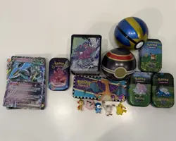 Pokemon Tin, Pokeball & Pencil Case Lot - Empty, 5 Minis & 3 Jumbo Cards Empty🔥 - Image 1