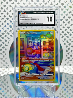 CGC 10 Dunsparce GG23/GG70 Crown Zenith Secret Illustration Rare Pokemon Card - Image 1