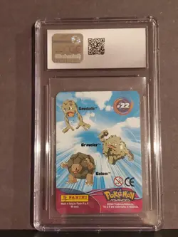 Geodude/Graveler/Golem Panini Advanced Action Pokemon Card #22 CGC 7 -Lenticular - Image 2