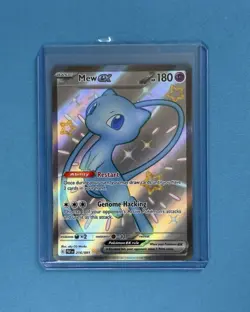 Mew ex 216/091 Shiny Ultra Rare Paldean Fates Pokemon Card Mint NM - Image 3