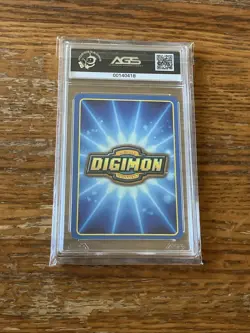 Digimon Cards - Digi-Battle 1st Edition Kabuterimon ST-08 Graded AGS 7 NM - Image 3