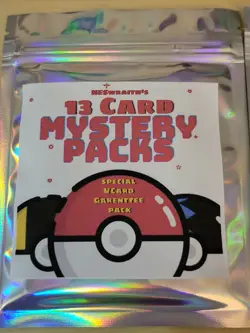 Pokemon Mystery Packs (13 Cards) Holo or V Card Garenttee + 1 Vintage Card. - Image 1