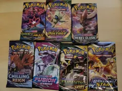 Pokemon Mystery Packs (13 Cards) Holo or V Card Garenttee + 1 Vintage Card. - Image 3