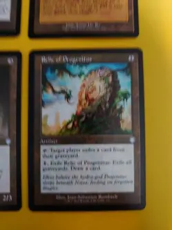Relic of Progenitus, chief of foundry,ash barrens,prophetic prism MTG 4 Card. - Image 2