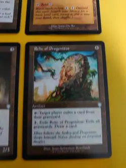 Relic of Progenitus, chief of foundry,ash barrens,prophetic prism MTG 4 Card. - Image 3