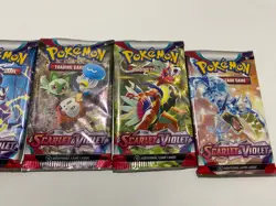 Nintendo Pokemon TCG Scarlet & Violet 10 Additional Card Boosters Packs Lot Of 5 - Image 4