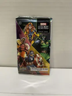 Marvel Legends Trading Cards Wave 2 Sealed Gamestop Single Pack - Image 1