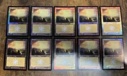 100x Basic Land Set FOIL Retro Innistrad Remastered 10/ea 288-297 Pack Fresh - Image 3