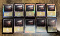100x Basic Land Set FOIL Retro Innistrad Remastered 10/ea 288-297 Pack Fresh - Image 4