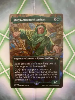 MTG Oviya, Automech Artisan Borderless (NM Non-Foil) DST-0359 Rare - Image 1