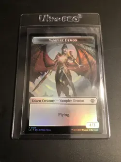 🔥MTG Vampire Demon/Map- 2 Sided Token-The Lost Caverns of Ixalan-Foil-Mint🔥 - Image 3