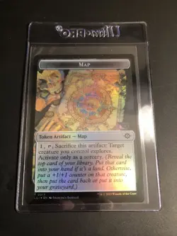 🔥MTG Vampire Demon/Map- 2 Sided Token-The Lost Caverns of Ixalan-Foil-Mint🔥 - Image 4