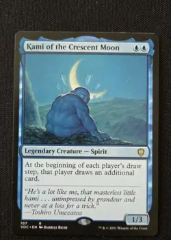 MTG - Kami of the Crescent Moon - Commander Innistrad: Crimson Vow (NM) Rare 107 - Image 1